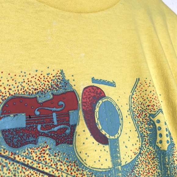 Vintage single stitch Music shirt - Picture 7 of 8